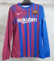 Player Version Barcelona 21/22 Home Authentic Jersey L/S Jersey