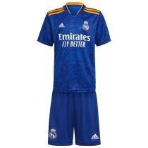 Kids Real Madrid 21/22 Away Jersey and Short Kit