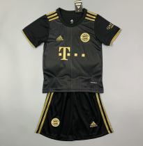Kids Bayern Munich 21/22 Away Jersey and Short Kit