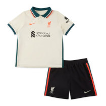 Kids Liverpool 21/22 Away Jersey and Short Kit