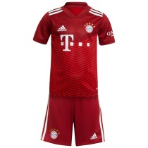 Kids Bayern Munich 21/22 Home Jersey and Short Kit