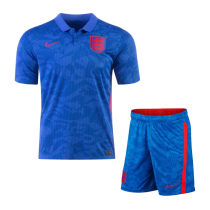 England 2021 Away Soccer Jersey and Short Kit