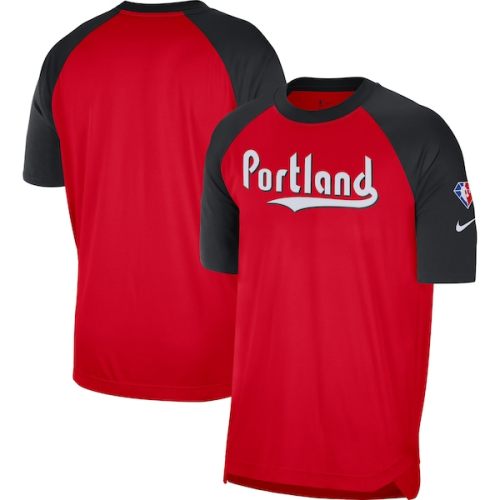 Portland Trail Blazers Nike 2021/22 City Edition Pregame Warmup Shooting T-Shirt - Black