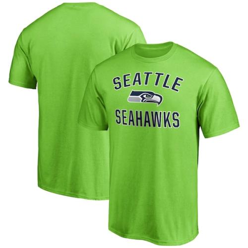 Seattle Seahawks Fanatics Branded Victory Arch T-Shirt - Neon Green