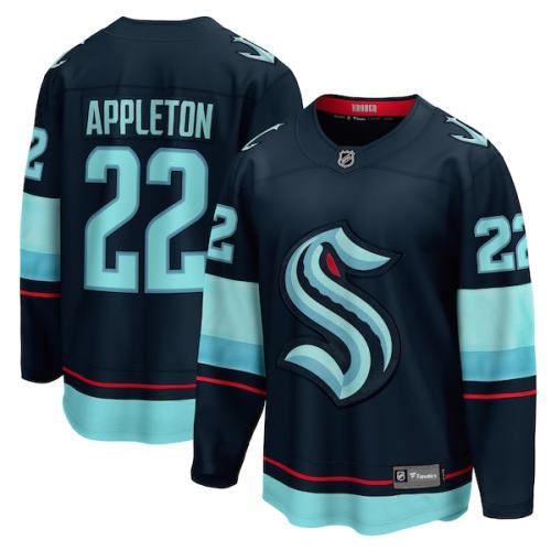 Mason Appleton Seattle Kraken Fanatics Branded Home Breakaway Player Jersey - Deep Sea Blue