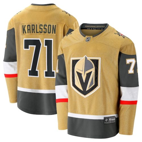 William Karlsson Vegas Golden Knights Fanatics Branded 2020/21 Alternate Premier Breakaway Player Jersey - Gold