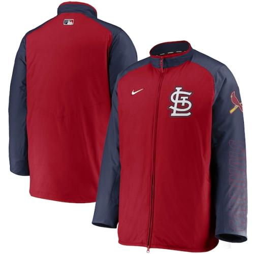 St. Louis Cardinals Nike Authentic Collection Dugout Full-Zip Jacket - Red/Navy
