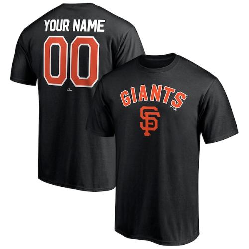 San Francisco Giants Fanatics Branded Personalized Team Winning Streak Name & Number T-Shirt - Black