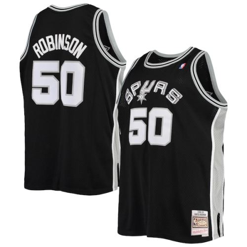 David Robinson San Antonio Spurs Mitchell & Ness Big & Tall Hardwood Classics Jersey - Black