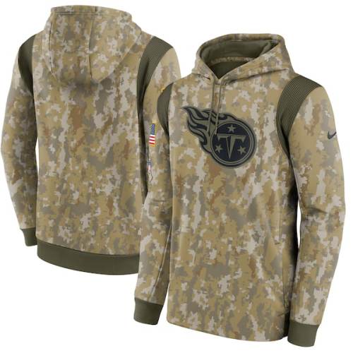 Tennessee Titans Nike 2021 Salute To Service Performance Pullover Hoodie - Camo