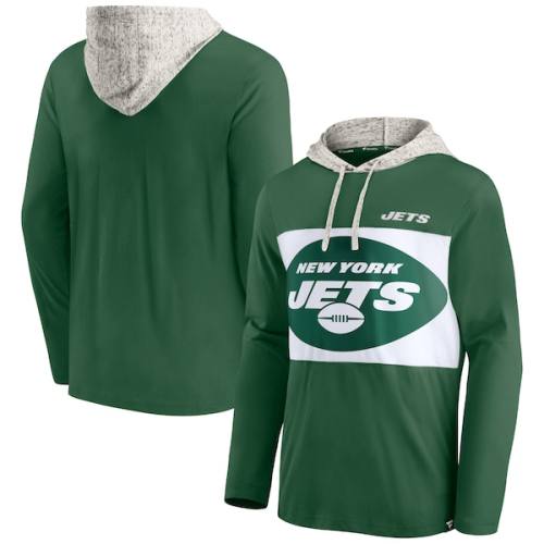 New York Jets Fanatics Branded Long Sleeve Hoodie T-Shirt - Green