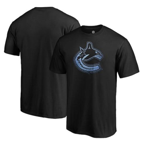 Vancouver Canucks Fanatics Branded Pond Hockey Premium T-Shirt - Black