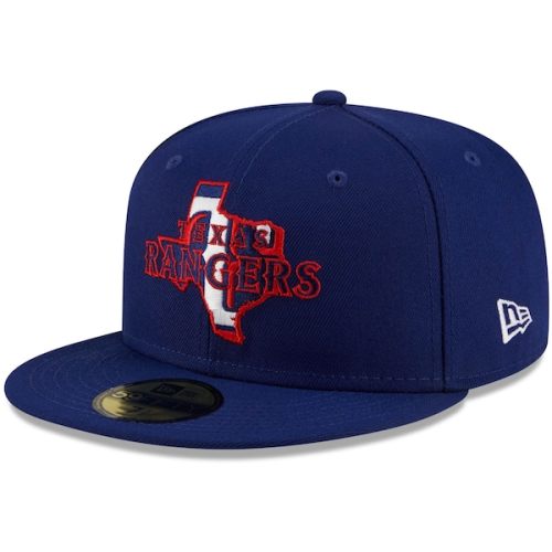 Texas Rangers New Era Local II 59FIFTY Fitted Hat - Royal
