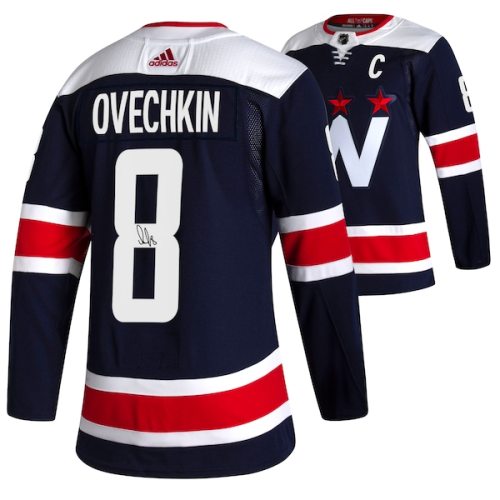 Alex Ovechkin Washington Capitals Fanatics Authentic Autographed Navy Alternate Adidas Authentic Jersey