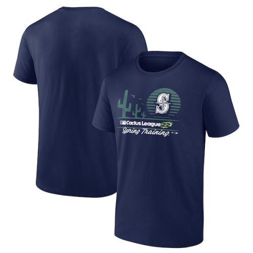 Seattle Mariners Fanatics Branded 2022 MLB Spring Training Cactus League Horizon Line T-Shirt - Navy