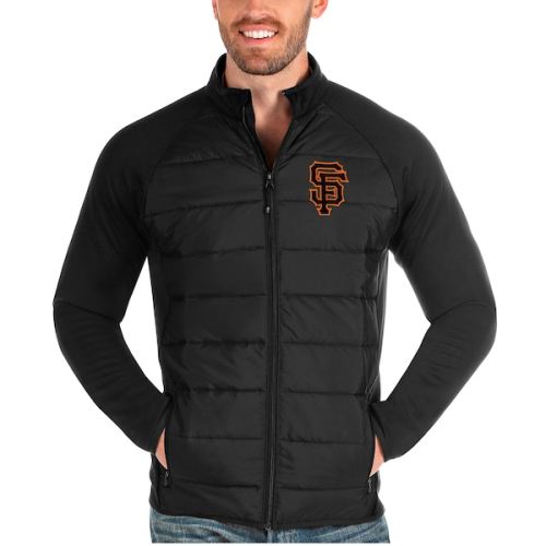 San Francisco Giants Antigua Altitude Full-Zip Jacket - Black