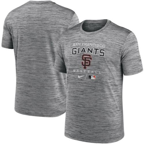 San Francisco Giants Nike Authentic Collection Velocity Practice Performance T-Shirt - Anthracite