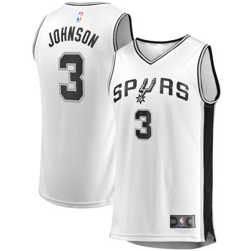 Keldon Johnson San Antonio Spurs Fanatics Branded Fast Break Replica Jersey White - Association Edition