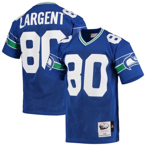 Steve Largent Seattle Seahawks Mitchell & Ness Authentic Retired Player Jersey - Royal