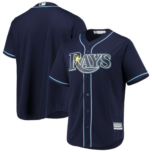 Tampa Bay Rays Majestic Alternate Official Cool Base Jersey - Navy