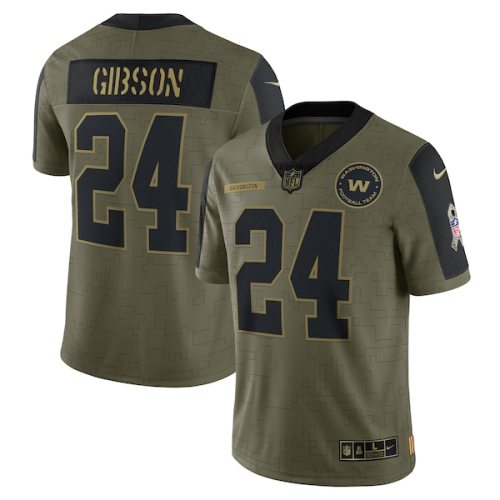 Antonio Gibson Washington Football Team Nike 2021 Salute To Service Limited Player Jersey - Olive