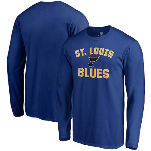 St. Louis Blues Fanatics Branded Team Victory Arch Long Sleeve T-Shirt - Blue