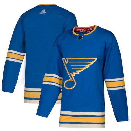 St. Louis Blues adidas Alternate Authentic Blank Jersey - Blue