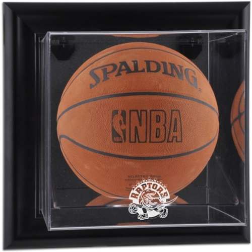 Toronto Raptors Fanatics Authentic Black Framed Wall Mount Hardwood Classics 1995 - 2015 Logo Basketball Display Case