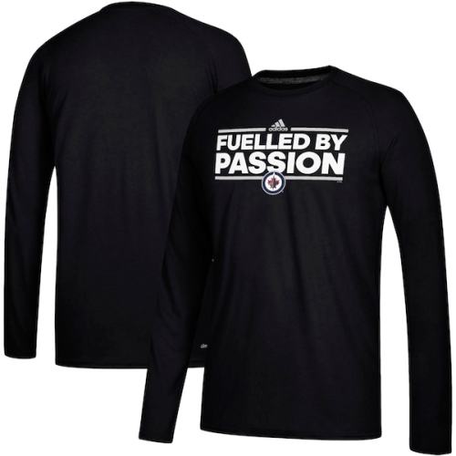 Winnipeg Jets adidas Local Ultimate Dassler Long Sleeve T-Shirt - Black