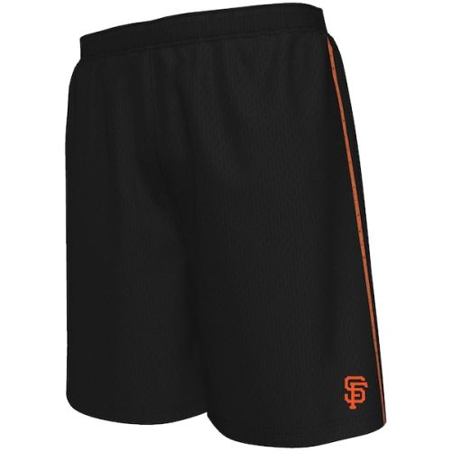 San Francisco Giants Majestic Big & Tall Mesh Shorts - Black
