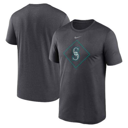 Seattle Mariners Nike Legend Icon Performance T-Shirt - Anthracite