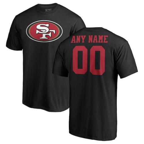 San Francisco 49ers Fanatics Branded Personalized Icon Name & Number T-Shirt - Black