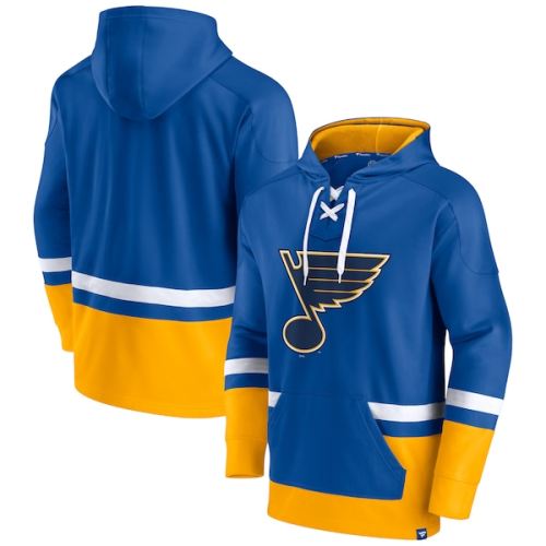 St. Louis Blues Fanatics Branded Big & Tall First Battle Power Play Pullover Hoodie - Blue