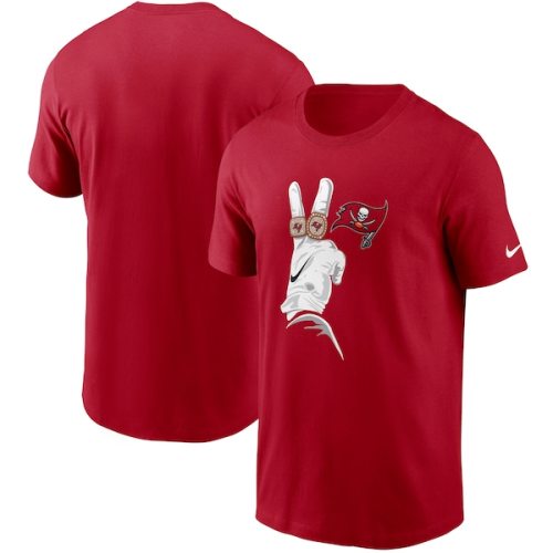 Tampa Bay Buccaneers Nike Hometown Collection Rings T-Shirt - Red