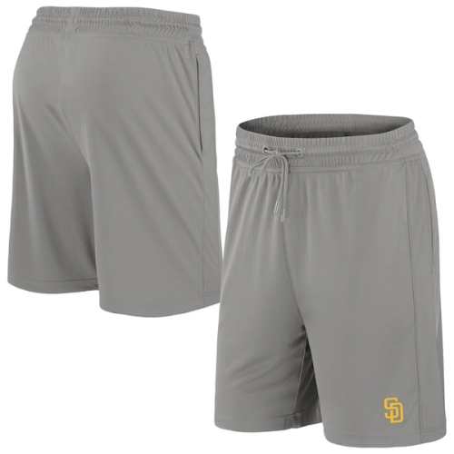 San Diego Padres Fanatics Branded Iconic Break It Loose Shorts - Gray