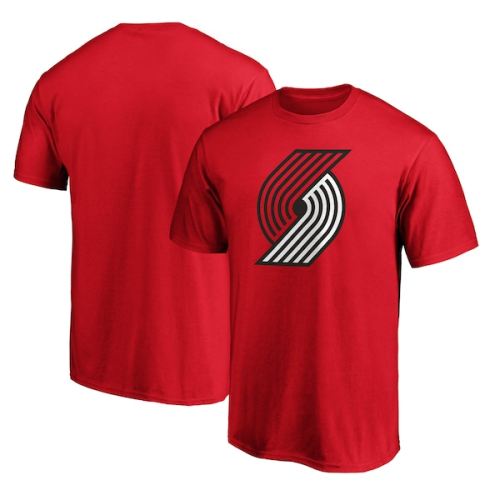 Portland Trail Blazers Fanatics Branded Primary Team Logo T-Shirt - Red