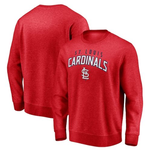 St. Louis Cardinals Fanatics Branded Gametime Arch Pullover Sweatshirt - Red
