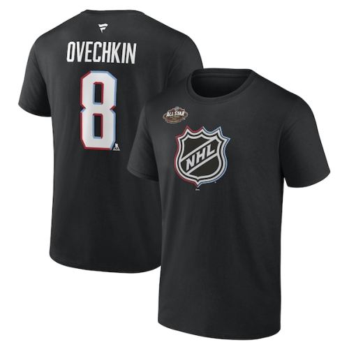 Alexander Ovechkin Washington Capitals Fanatics Branded 2022 NHL All-Star Game Name & Number T-Shirt - Black