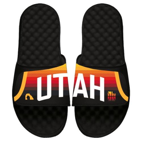 Utah Jazz ISlide 2020/21 City Edition Jersey Slide Sandals - Black