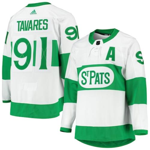 John Tavares Toronto St. Pats adidas 2018/19 Authentic Alternate Player Jersey - White
