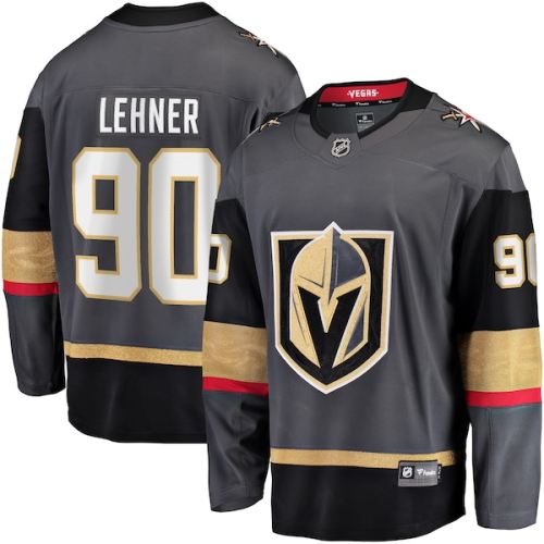 Robin Lehner Vegas Golden Knights Fanatics Branded Breakaway Home Player Jersey - Gray