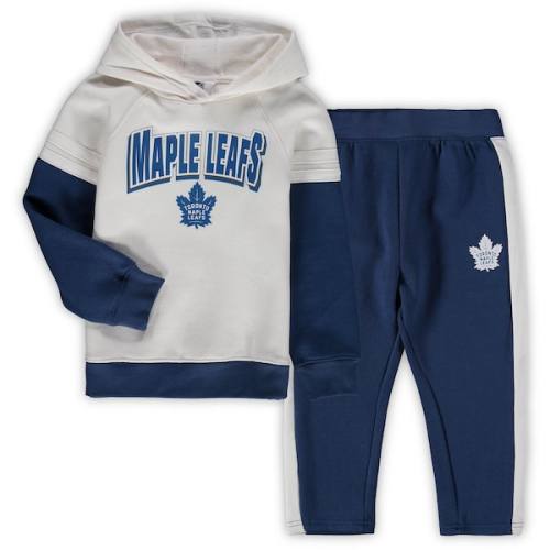 Toronto Maple Leafs Preschool Miracle On Ice Pullover Hoodie & Pants Set - White/Blue