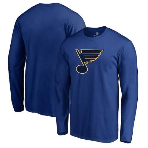 St. Louis Blues Fanatics Branded Primary Team Logo Long Sleeve T-Shirt - Blue
