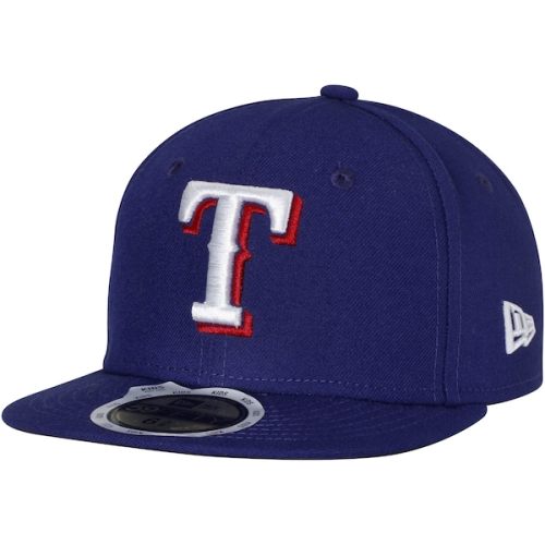 Texas Rangers New Era Youth Authentic Collection On-Field Game 59FIFTY Fitted Hat - Royal