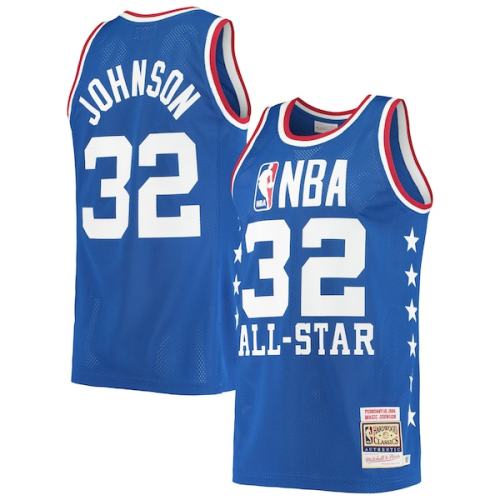 Magic Johnson Western Conference Mitchell & Ness 1985 NBA All-Star Game Authentic Jersey - Royal