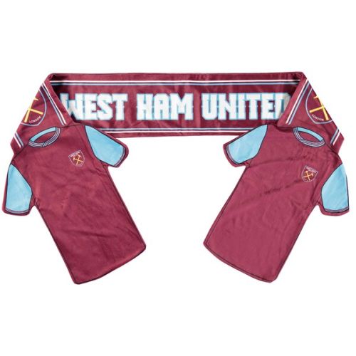 West Ham United Youth Team Shirt Scarf - Burgundy