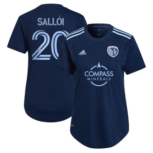 Daniel Salloi Sporting Kansas City adidas Women's 2022 State Line 3.0 Replica Player Jersey - Blue