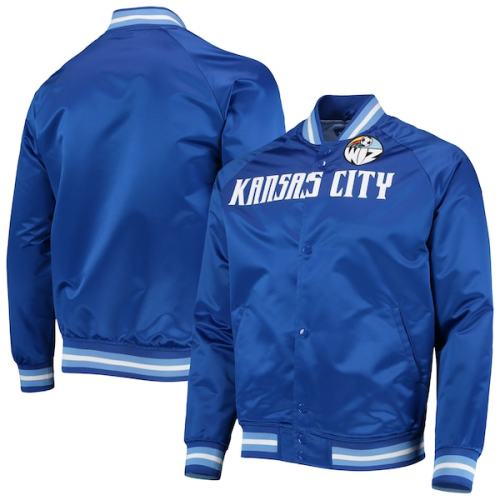 Sporting Kansas City Mitchell & Ness Satin Full-Snap Raglan Jacket - Royal