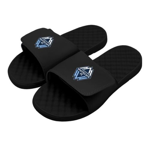Vancouver Whitecaps FC ISlide Youth Primary Logo Slide Sandals - Black