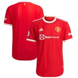 Manchester United adidas 2021/22 Home Authentic Jersey - Red